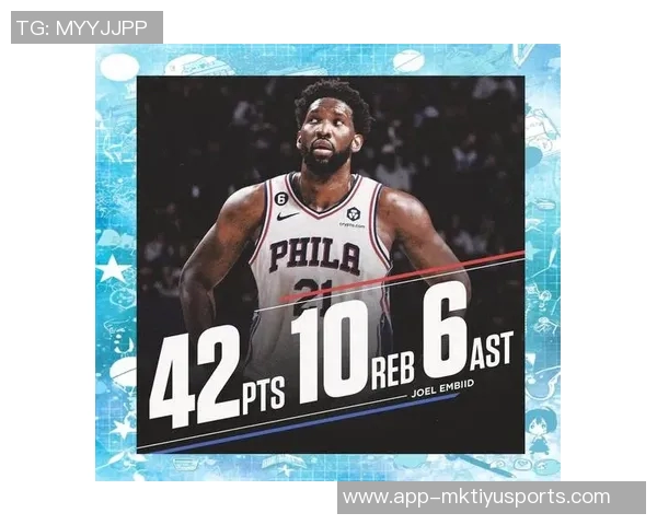 恩比德半场表现抢眼10投6中斩获19分罚球8中6助球队领先